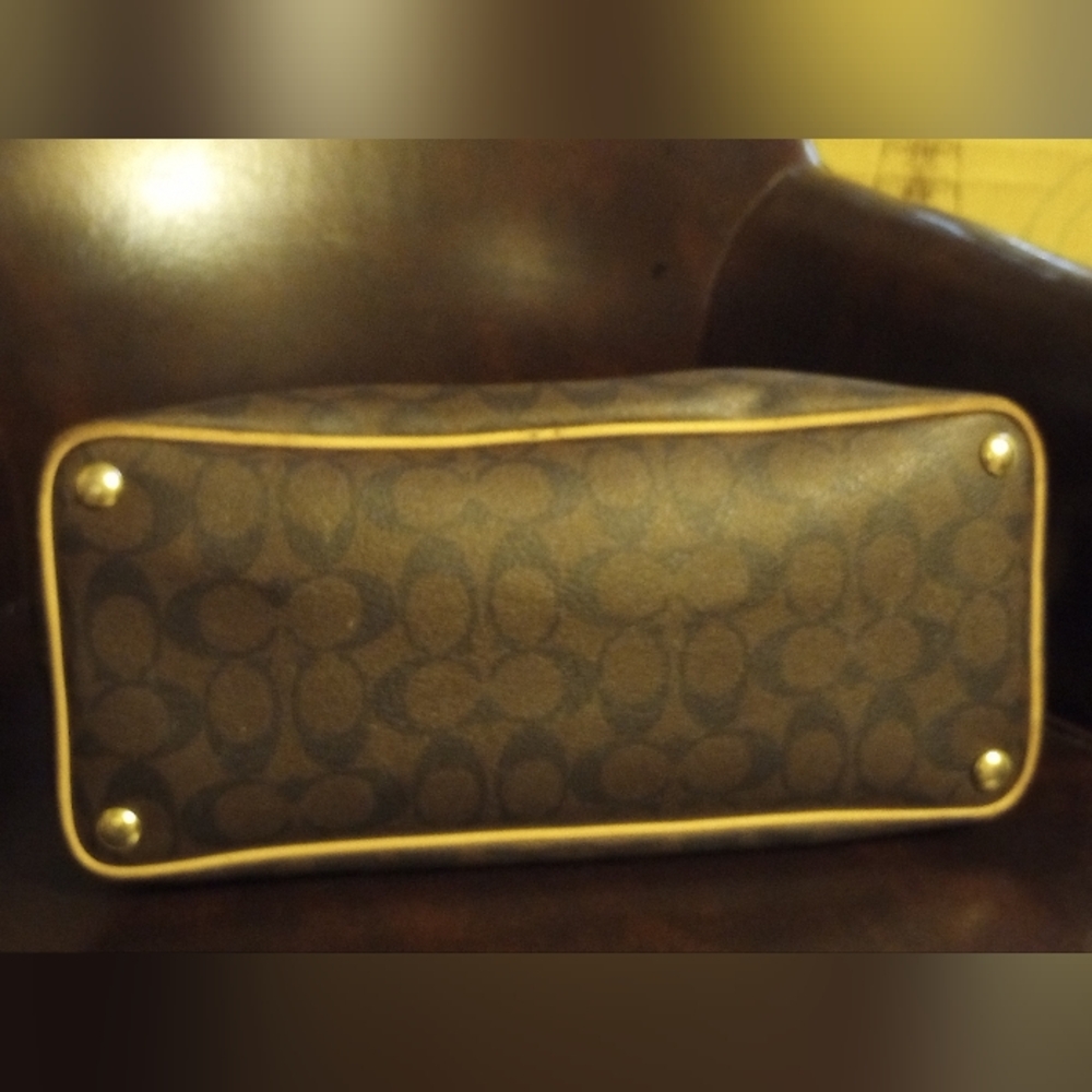 Coach Brown Signature Handbag. Duplicate Listing. - Picture 7 of 16